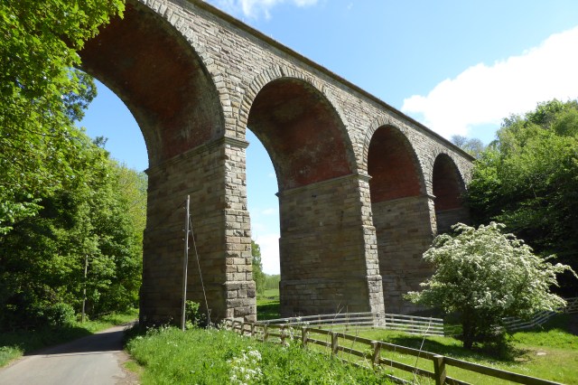 One of the viaducts at West Learmouth, on what was the Kelso branch of the York, Newcastle and Berwick railway, Carham Parish, Northumberland